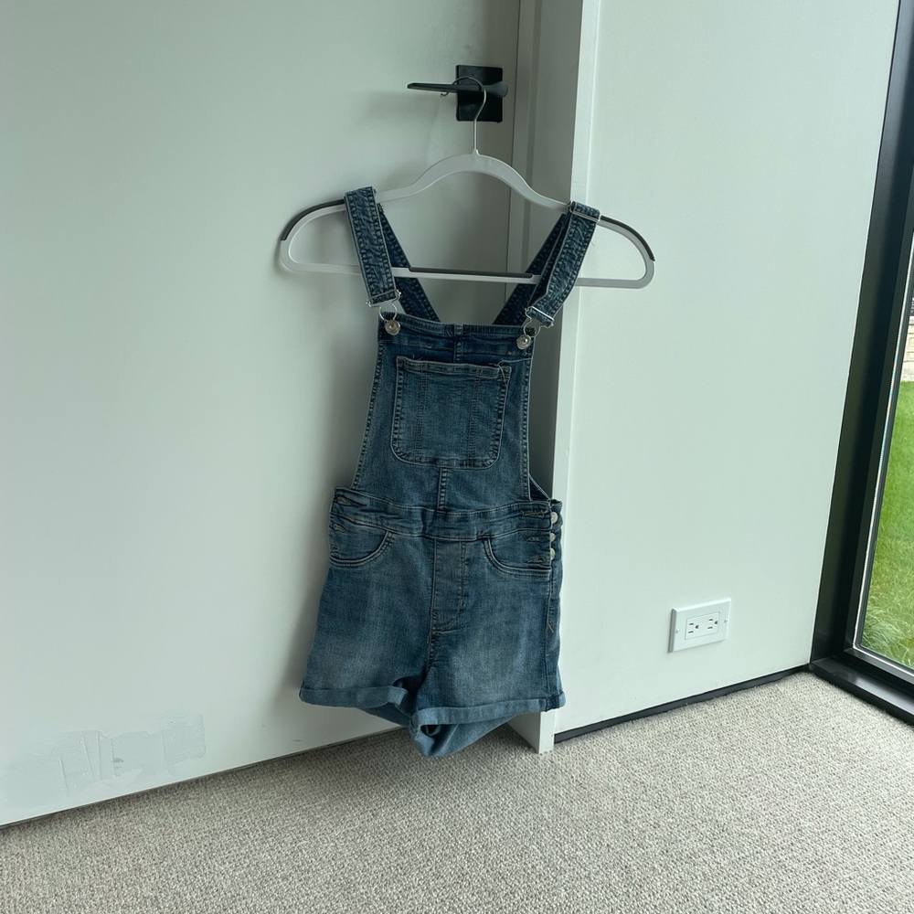 Tight Fitting Jean Overalls